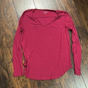 Loft loose fitting long sleeve